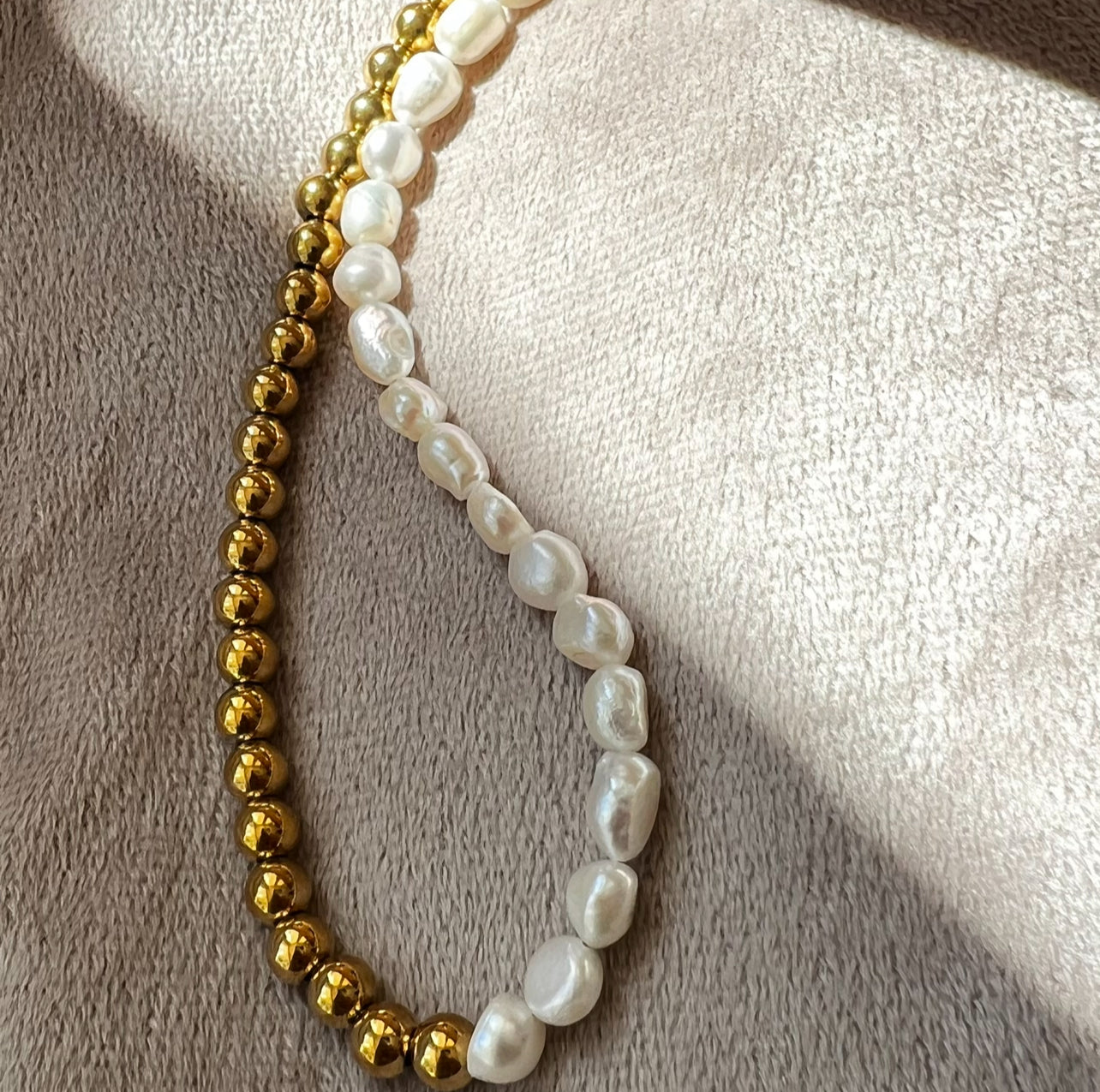 Pearl and Gold Necklace