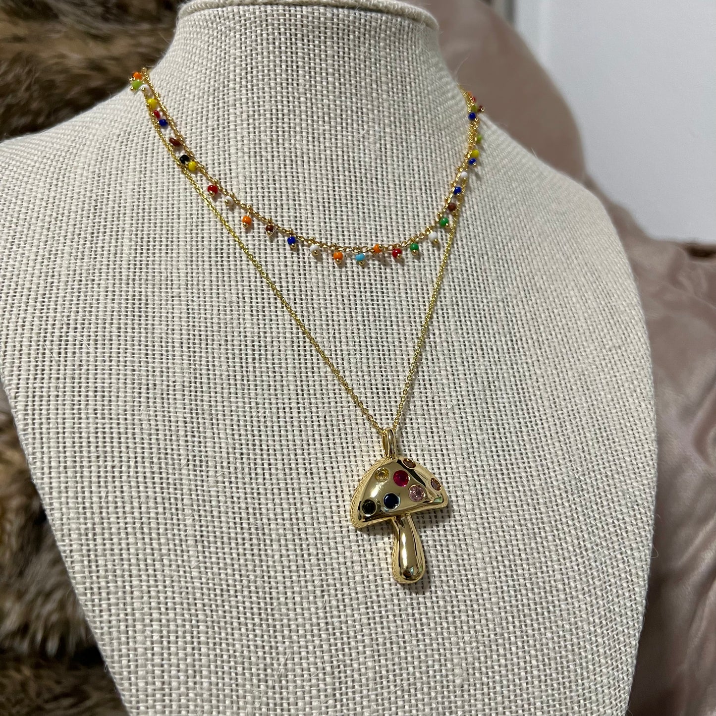 Big Mushroom Necklace