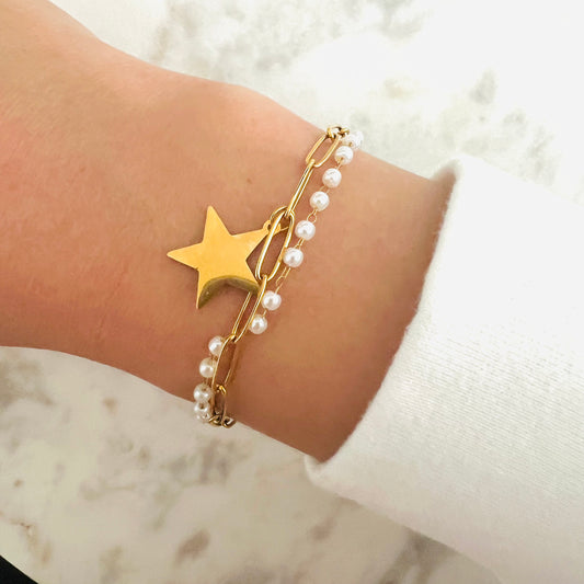 Star and Moon Bracelet